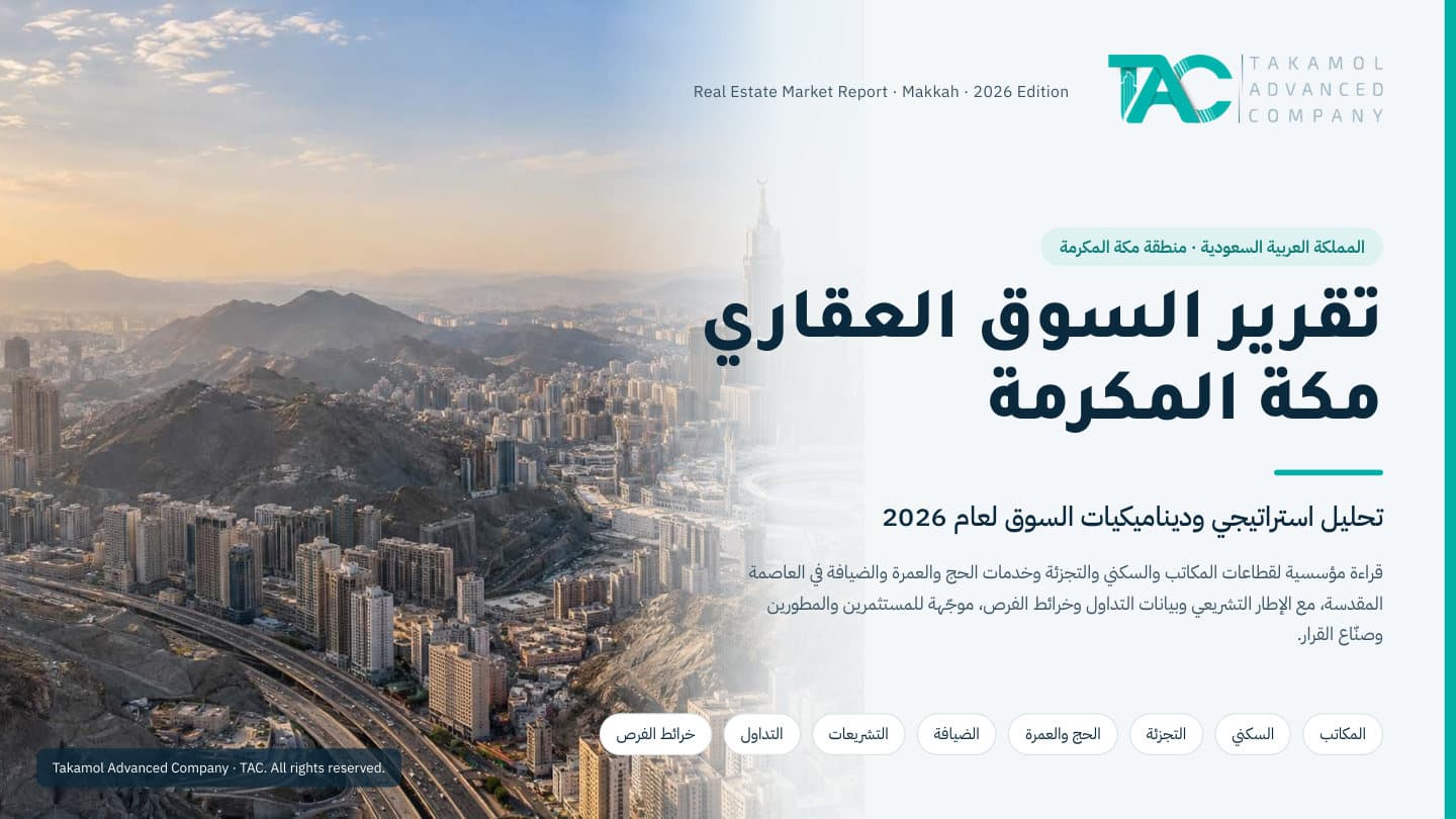 تقرير السوق العقاري — مكة المكرمة 2026